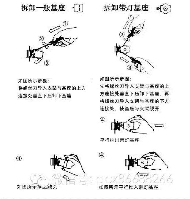 愛(ài)可信按鈕開(kāi)關(guān)安裝示意圖